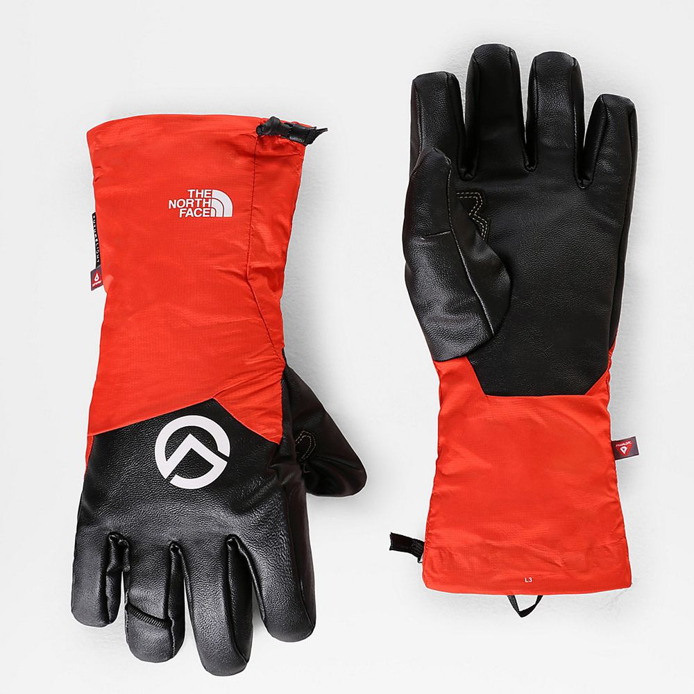 The North Face Gloves Mens Australia - The North Face Amk L3 Insulated Orange / Black Mountaineering